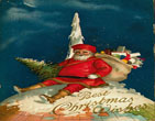 santa claus vintage 195